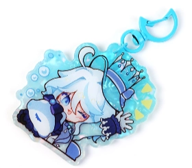 Custom Ripple Acrylic Keychains