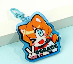 Custom Translucent Colored Acrylic Keychains