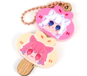 Custom Acrylic BBQ Dango Keychains