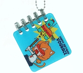 Custom Acrylic Comicbook Keychains