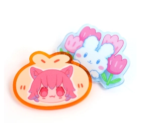 Custom Colored  Acrylic Pins