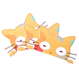 Custom Anime Peeking Stickers