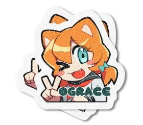 Custom Sand Glitter Frosted Stickers