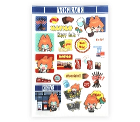 Custom Transparent Clear Stickers Sheets