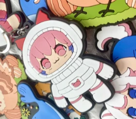 Custom PVC Rubber Keychain