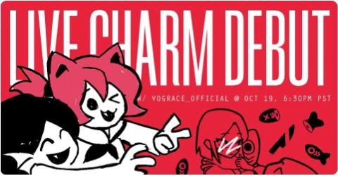 Vograce在工厂直播中展示周边产品制作